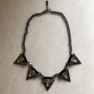 Baublebar gunmetal statement necklace